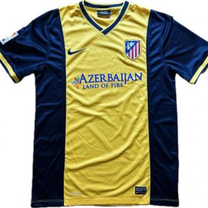 atletico madrid away 2013 2014 yellow blue nike Atlético de Madrid