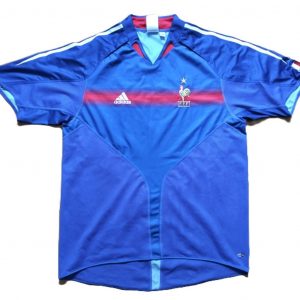 France adidas home 2004 2006 blue francia