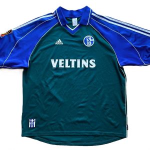 Schalke 04 away adidas 1999 2001 green blue
