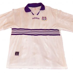 anderlecht adidas 1997 1998 away white