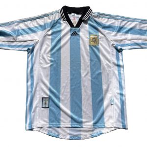 argentina home adidas 1998 blue white