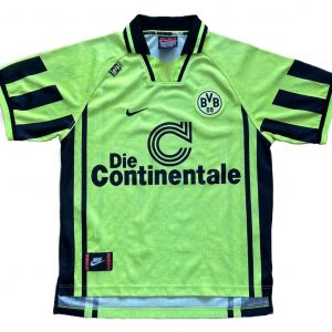 borussia dortmund home 1996 1997 nike bundesliga yellow