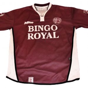 lanus mitre 2004 2005 home burgundy