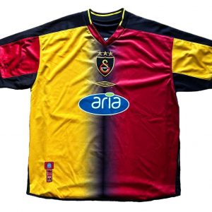 galatasaray home 2003 2004 yellow red umbro