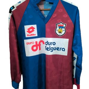 langreo home lotto 1991 1992 blue maroon