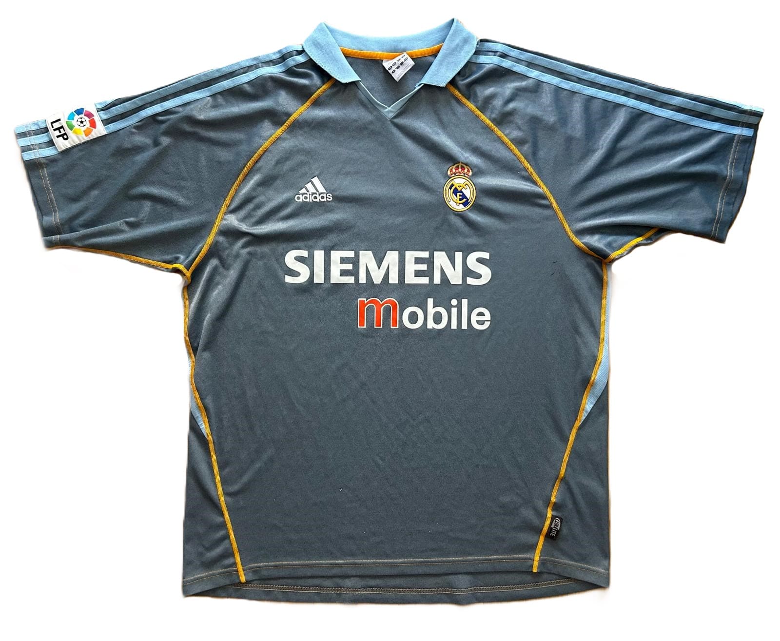 Real Madrid adidas シャツ SIEMENS mobile Real Madrid Siemens adidas shirt jersey black size uk 32/34
