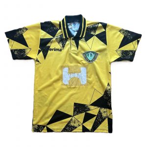 dynamo dresden erima home kit 1995 1996 yellow black