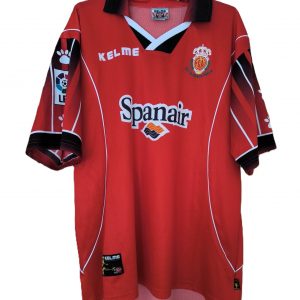 mallorca kelme home kit 1997 1998 1999 front red