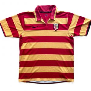 racing club lens home kit 2007 2008 yellow red 237961-701 nike