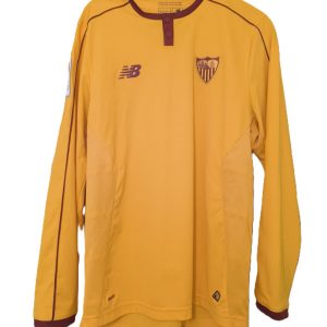 sevilla new balance third kit long sleeve 2016 2017 yellow