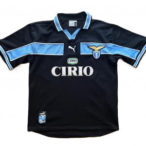 ss lazio puma away kit black 1998 1999 2000 cirio