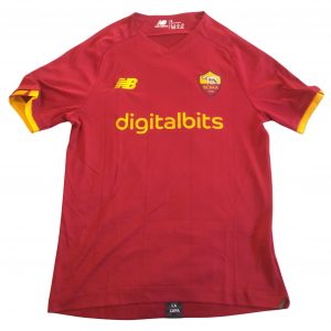 as roma home kit new balance 2021 2022 red