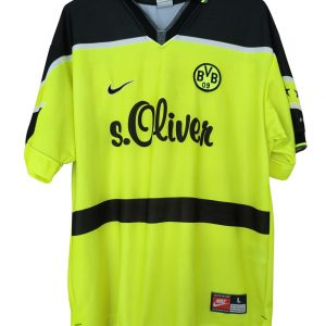 borussia dortmund nike 1997 1998 yellow black