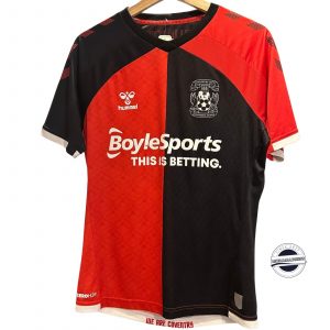 coventry city away kit 2020 2021 hummel red black