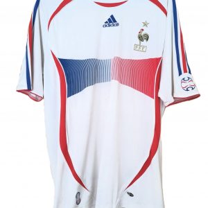 france away kit 740125 adidas 2006 2008 white red blue