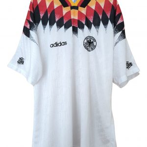 germany home kit adidas 1994 white black red yellow deutschland
