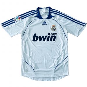 real madrid home kit adidas 2007 2008 white