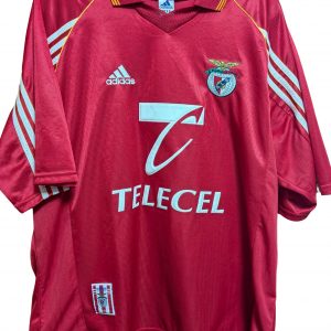 benfica adidas home jersey 1998 1999 red