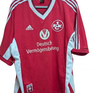 kaiserslautern adidas home jersey 1998 1999 red