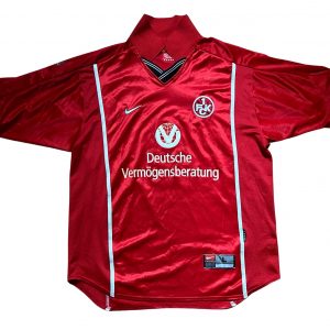 kaiserslautern nike home jersey 1999 2000 red