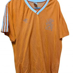netherlands adidas home jersey 1985 1987 orange
