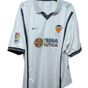 valencia nike home jersey 2000 2001 white
