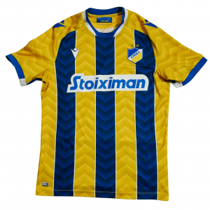 apoel nicosia home jersey macron 2022 2023 blue yellow