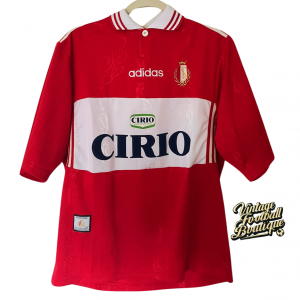 standard liege adidas home jersey 1997 1998 red white