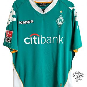 werder bremen kappa home jersey 2007 2008 green