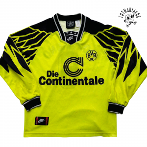 borussia dortmund nike local home 1994 1995 yellow