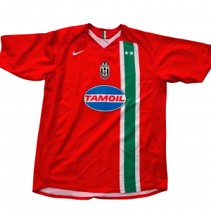 juventus nike away jersey 2005 2006 red