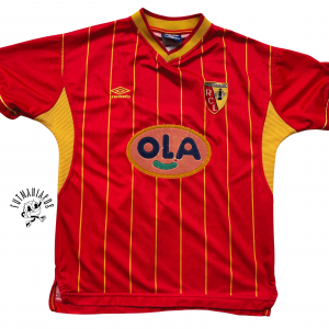 rc lens umbro-home-jersey-1999-2000 red