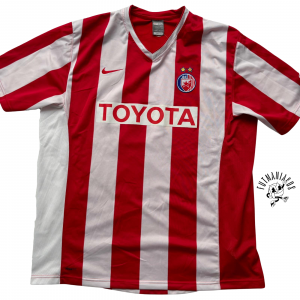 red star estrella roja nike home jersey 2009 2011 red white