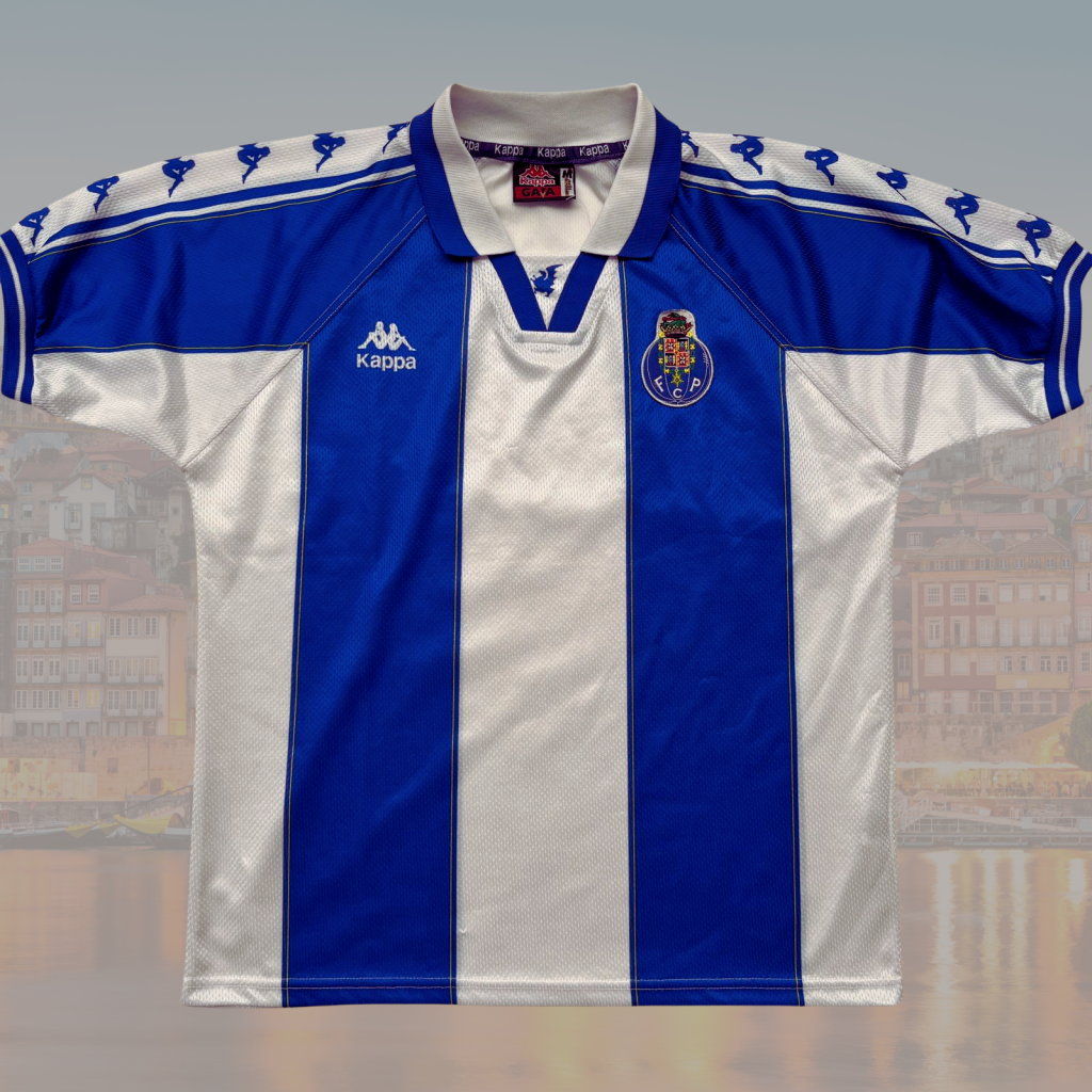 Camiseta de fútbol vintage Kappa de los años 90 porto oporto