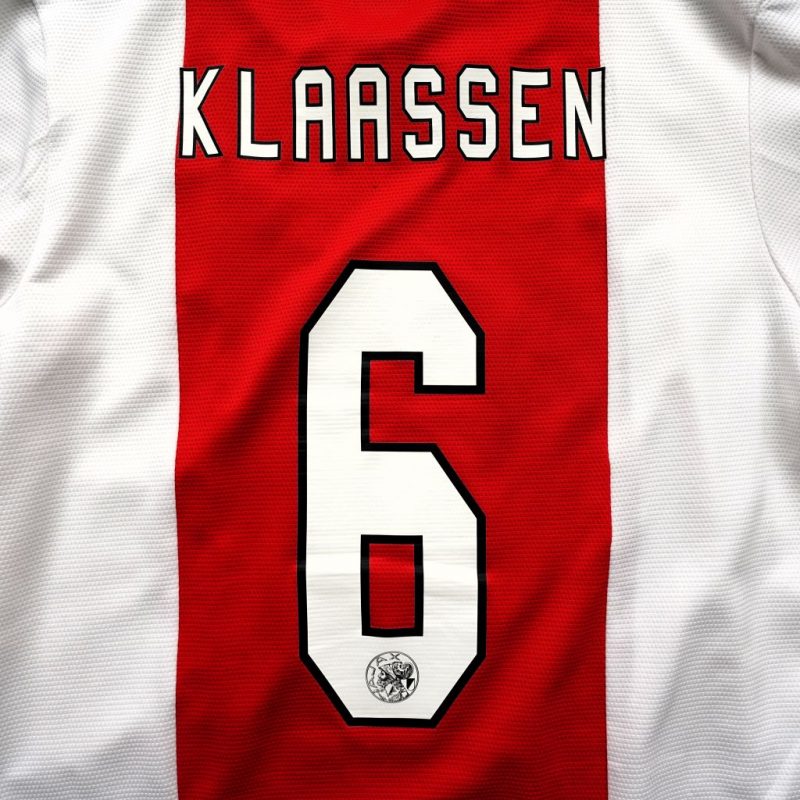 Ajax home 2021 2022 adidas red white 6 klaasen