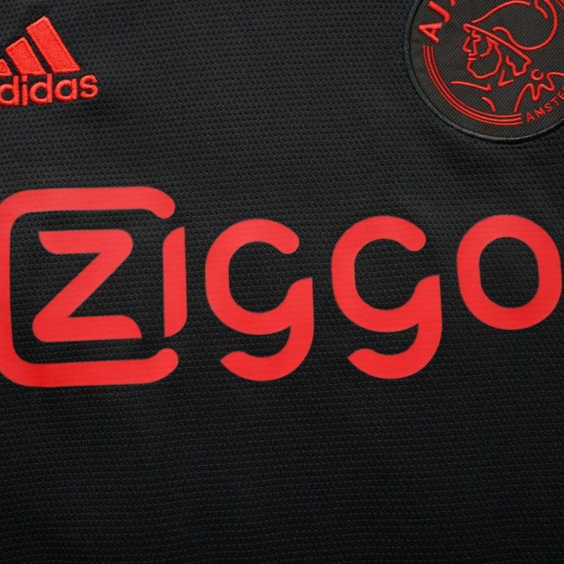 Ajax third 2021 2022 adidas front black jamaica