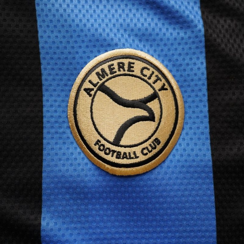 Almere City 2023 2024 cup version blue black crest