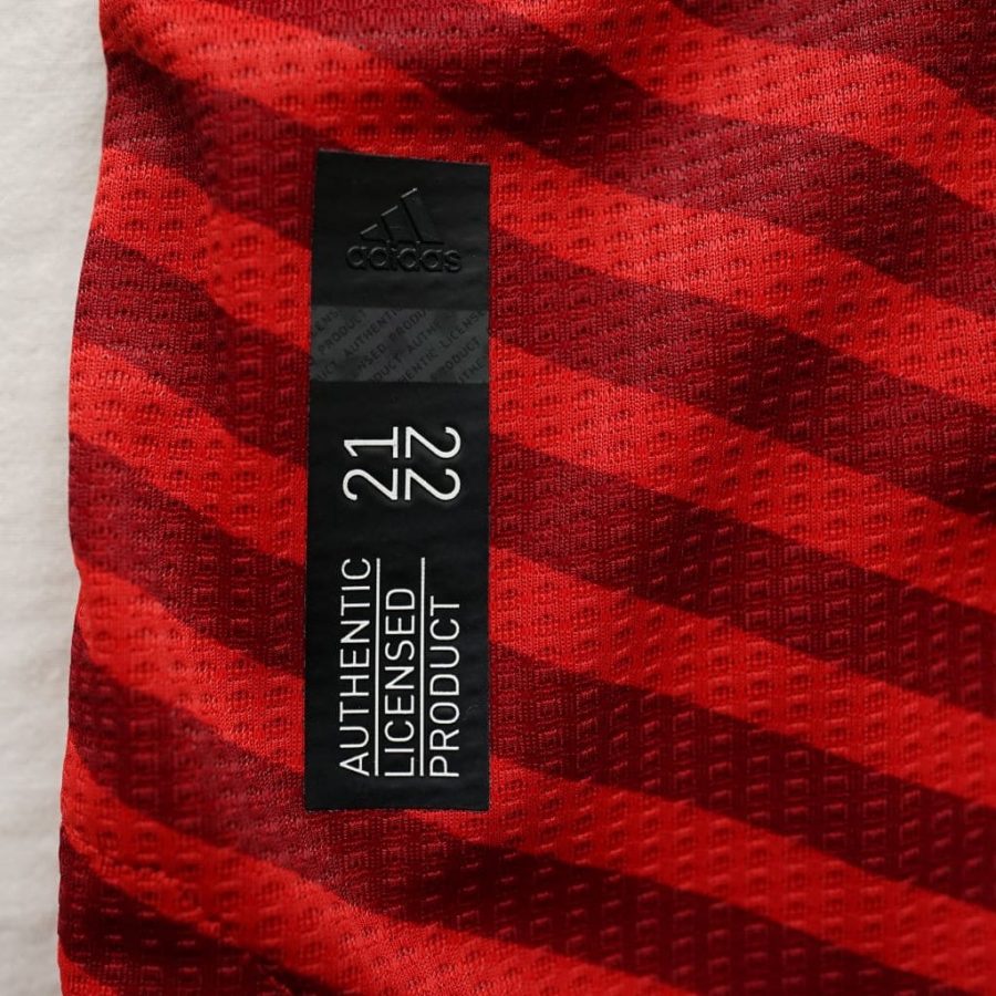 Bayern munchen 2021 2022 home player adidas red jocktag