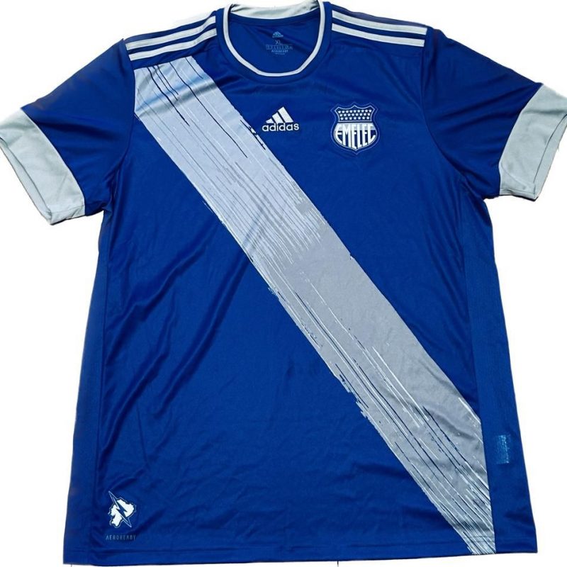 Emelec home adidas 2020 blue grey