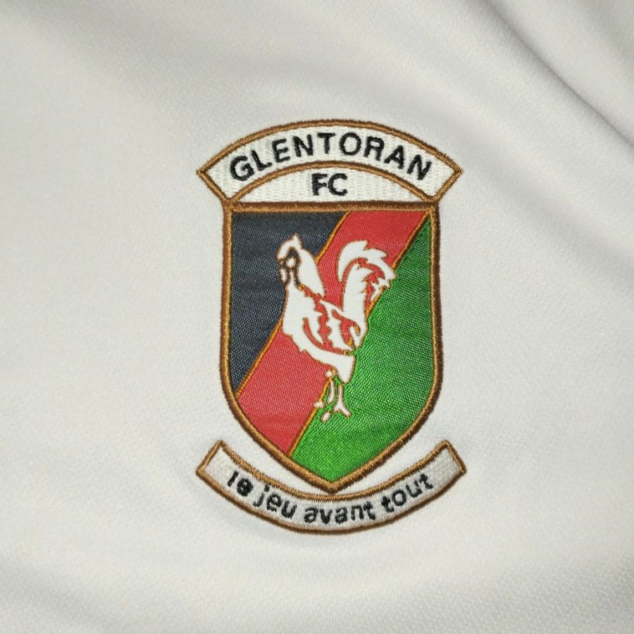 Glentoran umbro 2006 2007 home white danepak