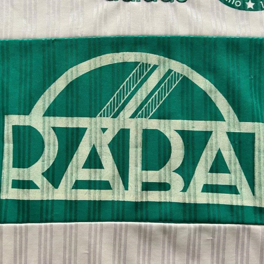Gyori ETO away kit 1997 1998 adidas white turquoise green raba sponsor