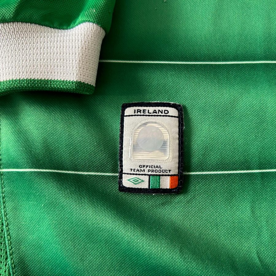 Ireland home jersey umbro long sleeved 2003 green