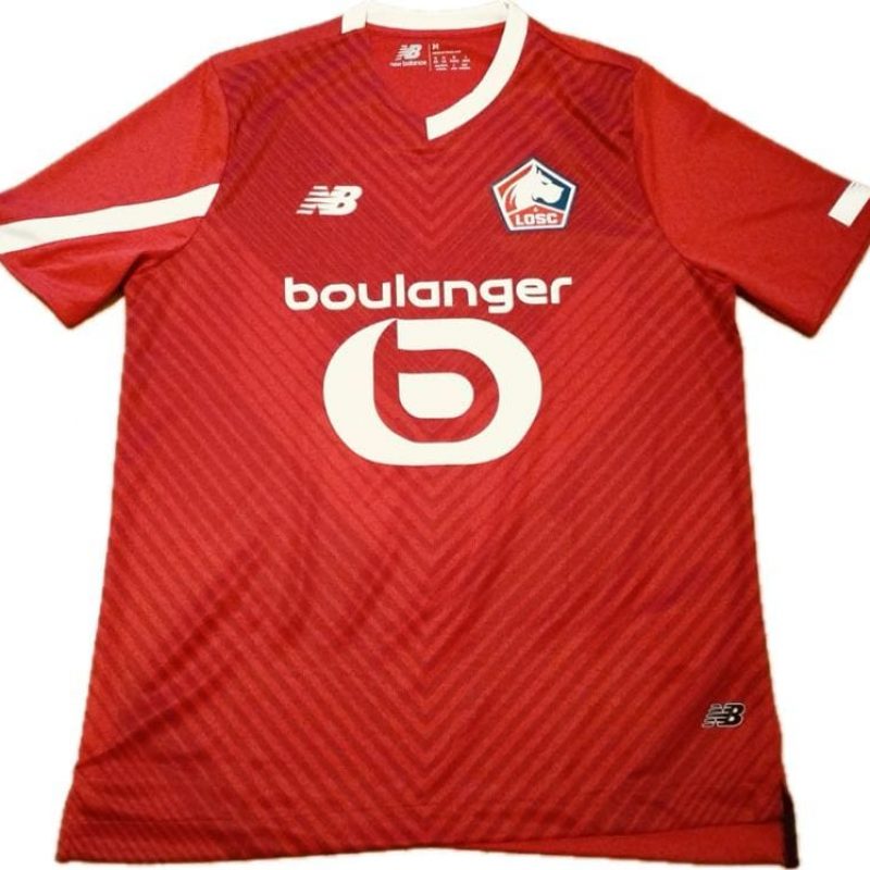 LOSC Lille Home Kit 2023 2024 New Balance red