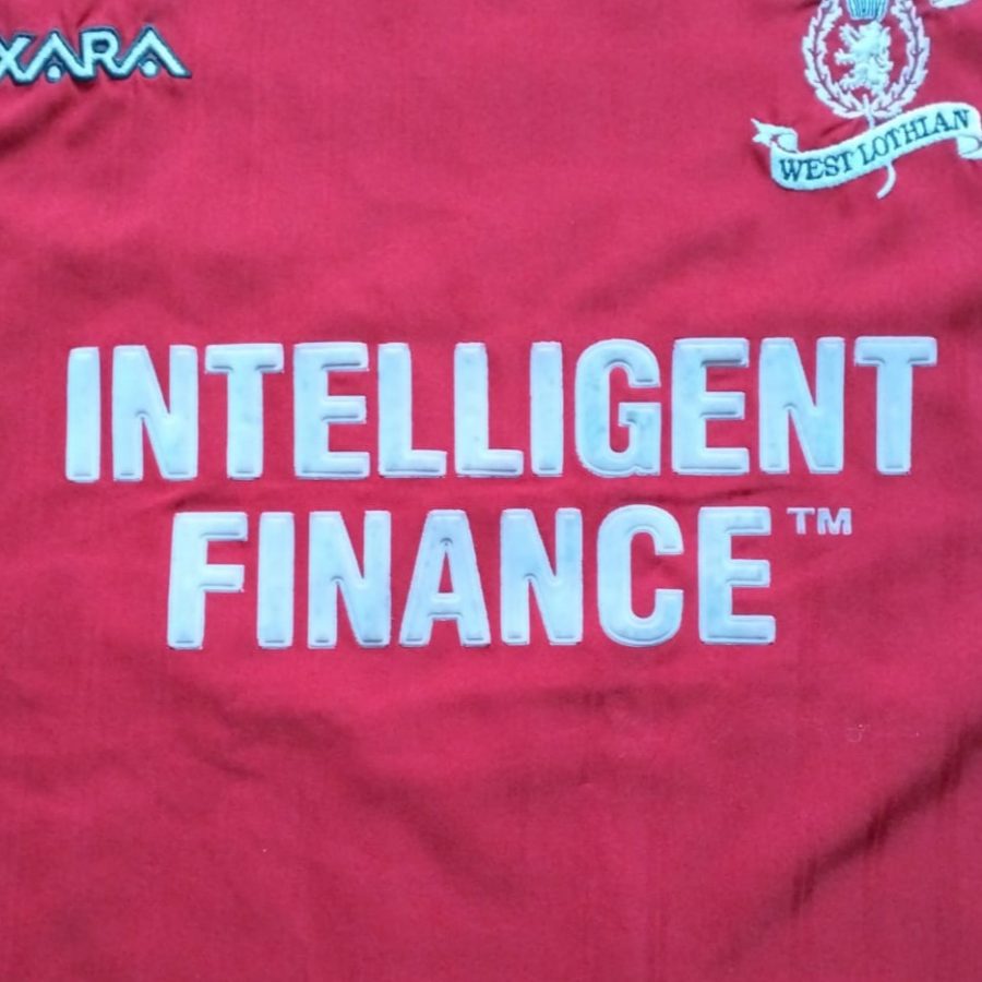 Livingston away 2004 2006 xara red