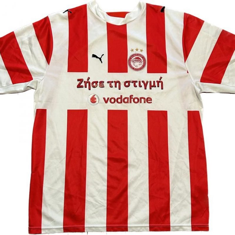 Olympiakos home 2006 2007 puma red white