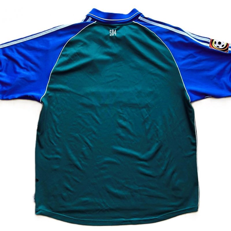 Schalke 04 away adidas 1999 2001 green blue