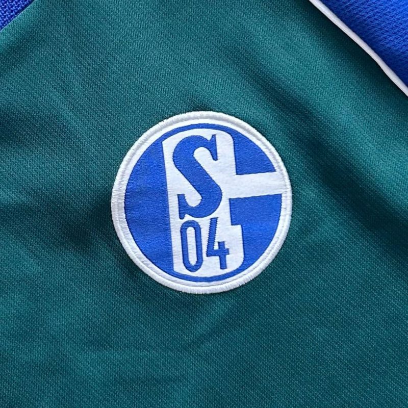 Schalke 04 away adidas 1999 2001 green blue