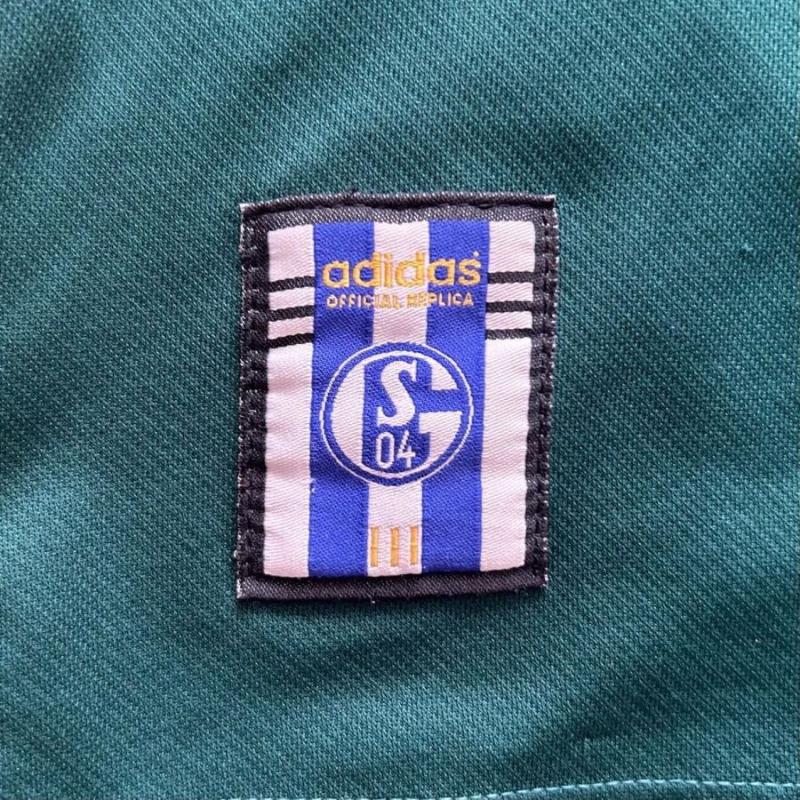 Schalke 04 away adidas 1999 2001 green blue