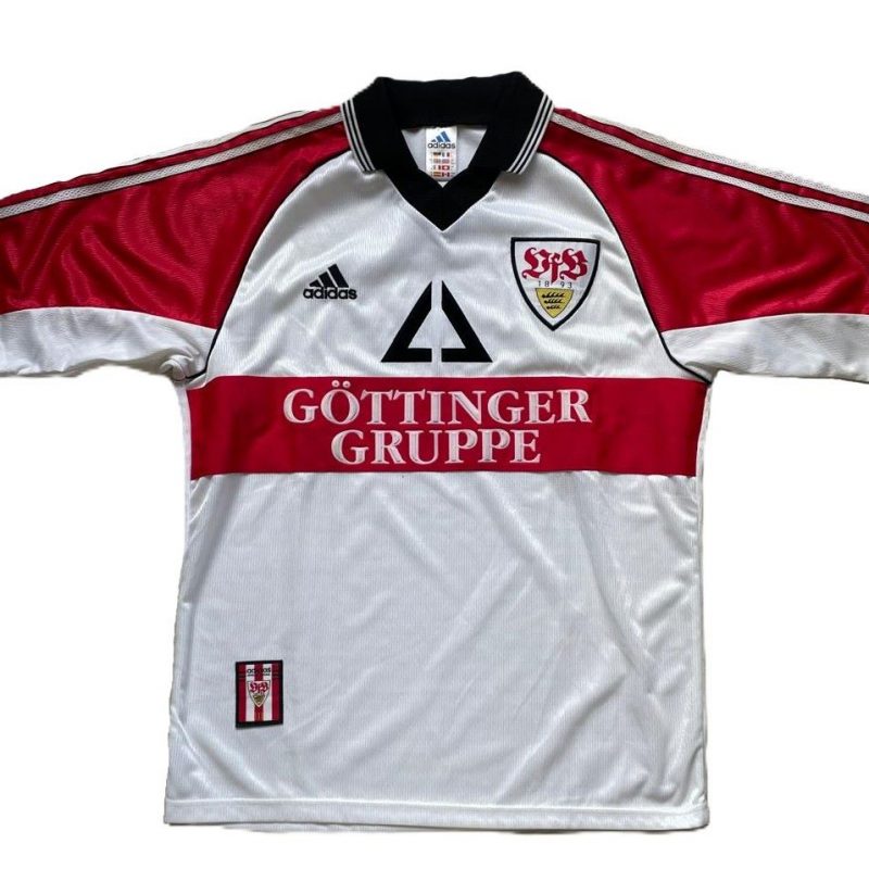 VfB Stuttgart adidas home 1998 1999 red white