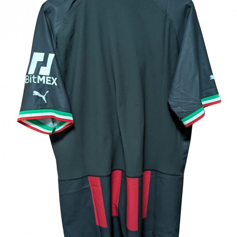 ac milan home jersey puma authentic 2022 2023 black red
